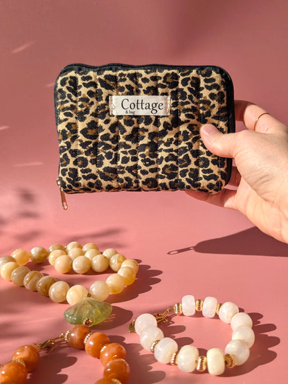 Pochette à bijoux de voyage zippée