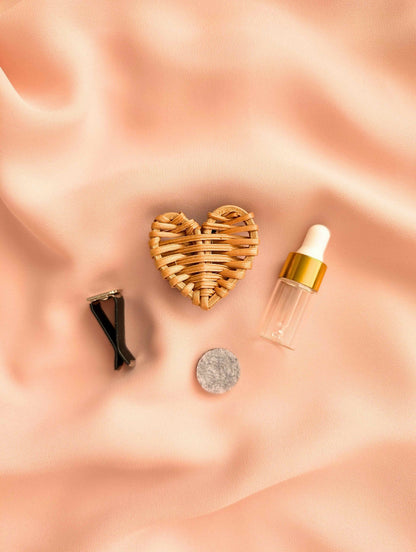 Clip diffuseur d'huiles essentielles - coeur