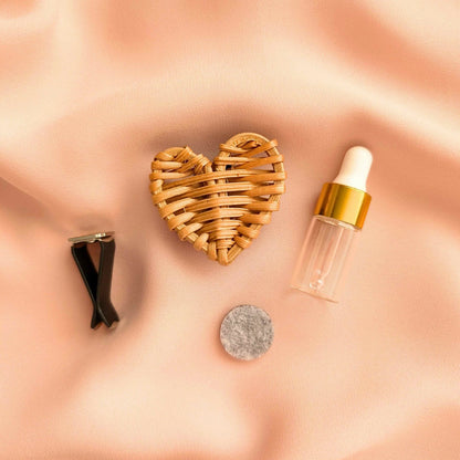 Clip diffuseur d'huiles essentielles - coeur