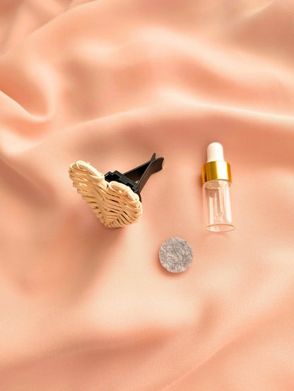 Clip diffuseur d'huiles essentielles - coeur
