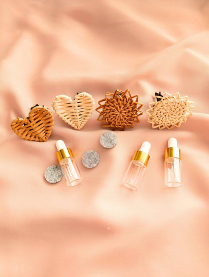 Clip diffuseur d'huiles essentielles - coeur