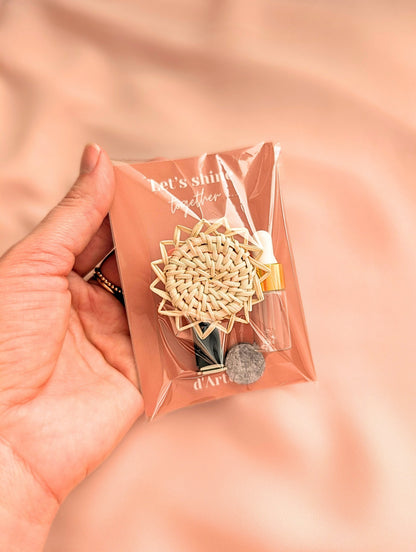 Clip diffuseur d'huiles essentielles - Soleil