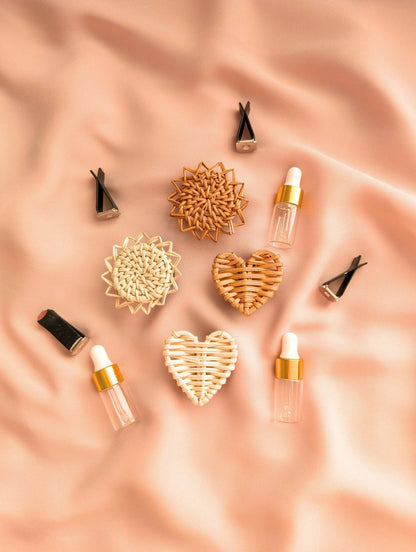 Clip diffuseur d'huiles essentielles - coeur