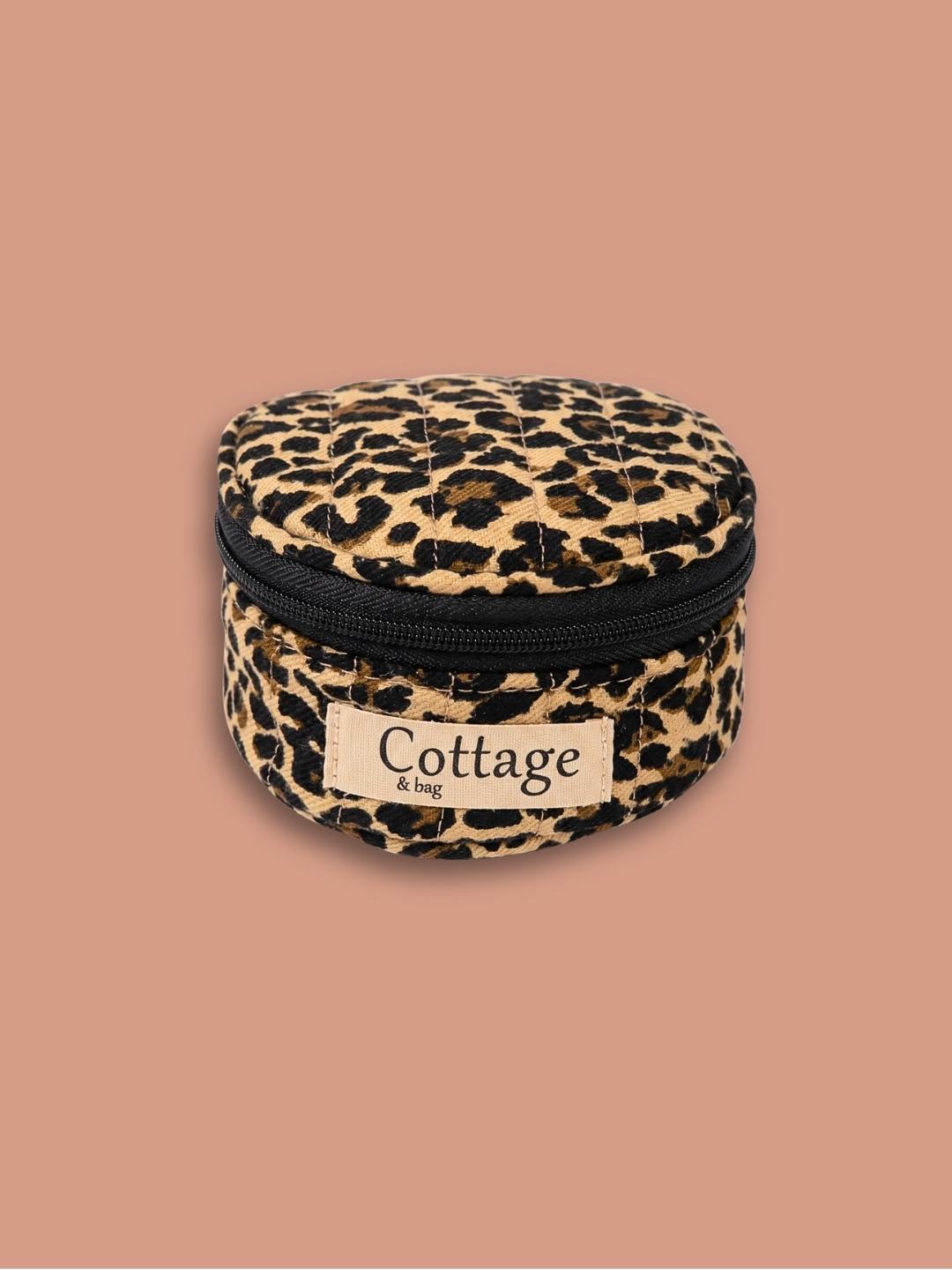 Écrin à bijoux rond de voyage