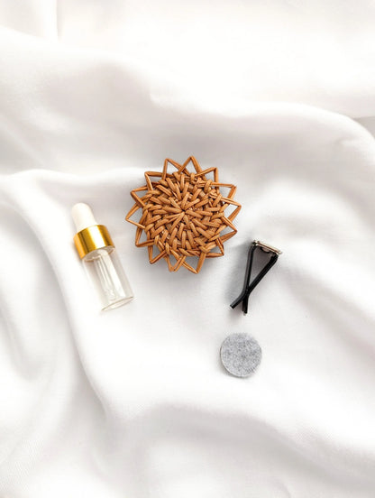 Clip diffuseur d'huiles essentielles - Soleil