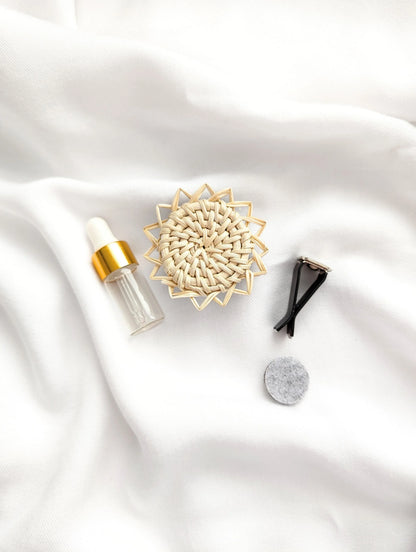 Clip diffuseur d'huiles essentielles - Soleil